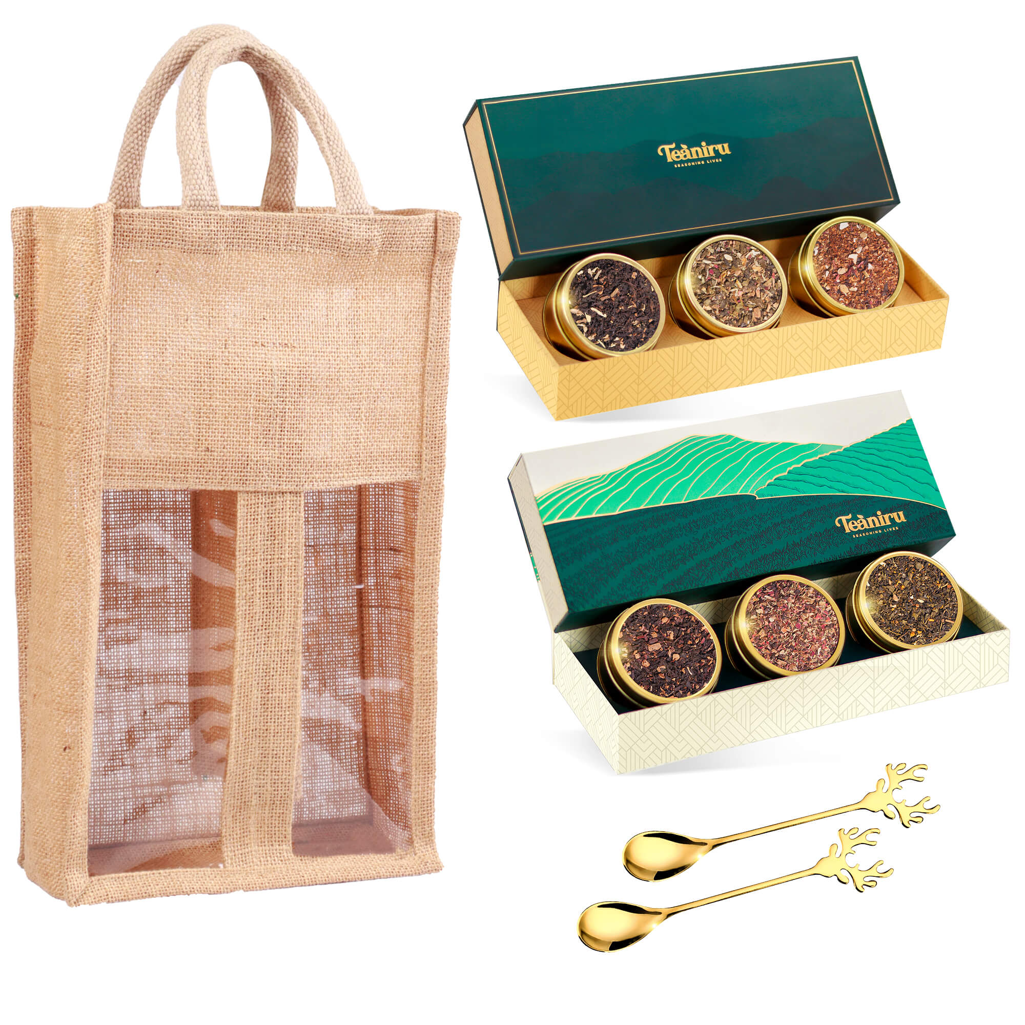 Gourmet Tea & Jute Bag Bundle